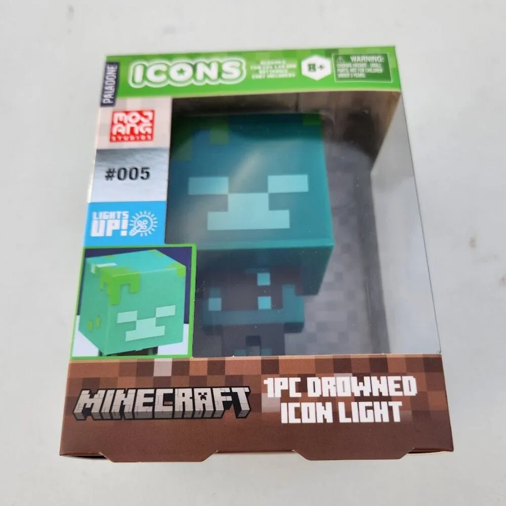 NEW Paladone Minecraft Skeleton Icon Light Nightlight Night Light Decor Bedroom